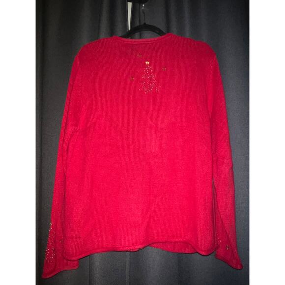 Ugly Christmas Sweater Xmas Cardigan Size Medium - Picture 4 of 4